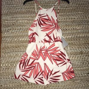 pink/white/red romper